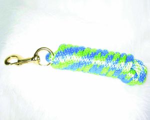 Poly Rope Lead 10ft - Berry/lemon