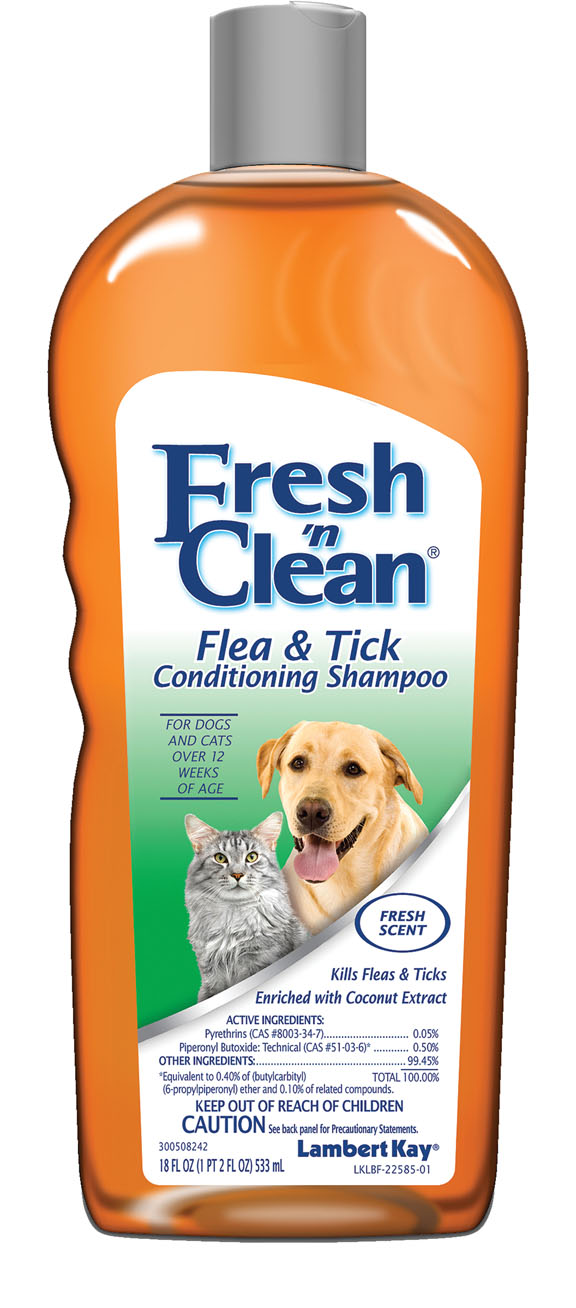 LK FRESH  N CLEAN FLEA & TICK SHAMPOO- NEW FORMULA