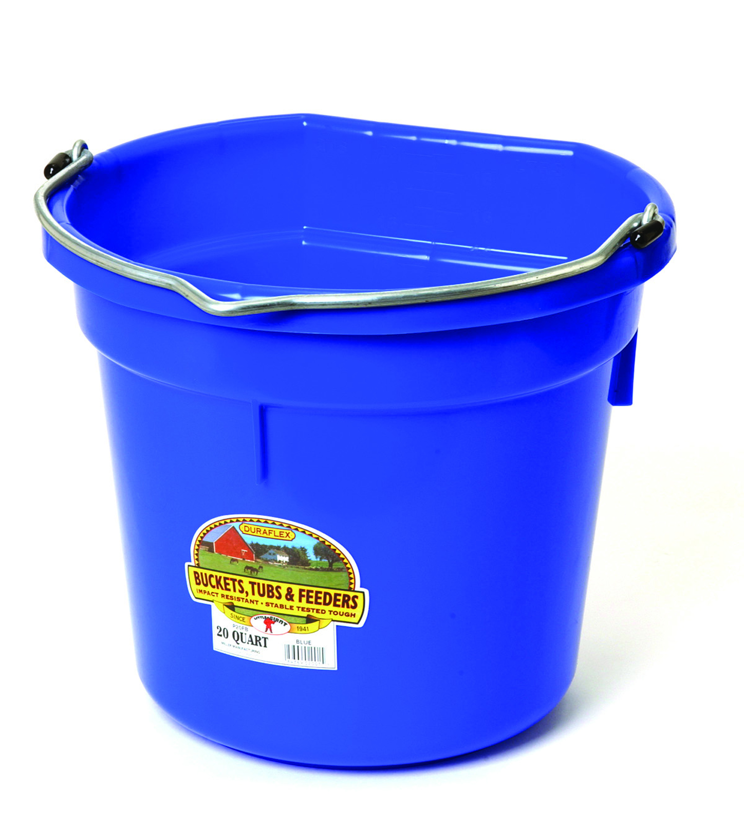 FLAT BACK PLASTIC BUCKET