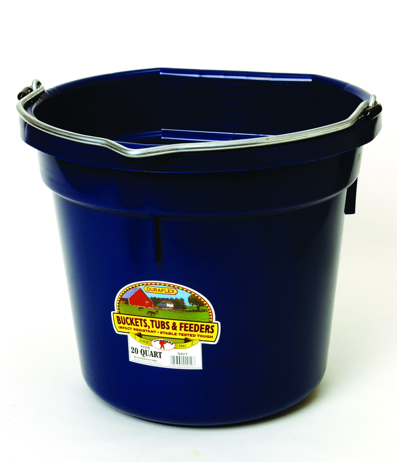 FLAT BACK PLASTIC BUCKET