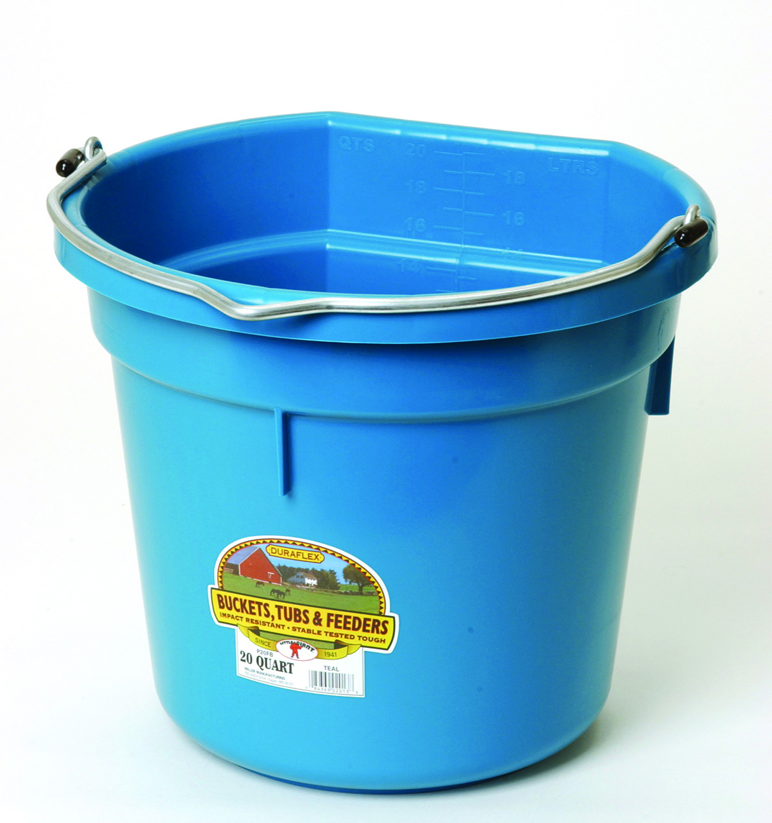 FLAT BACK PLASTIC BUCKET