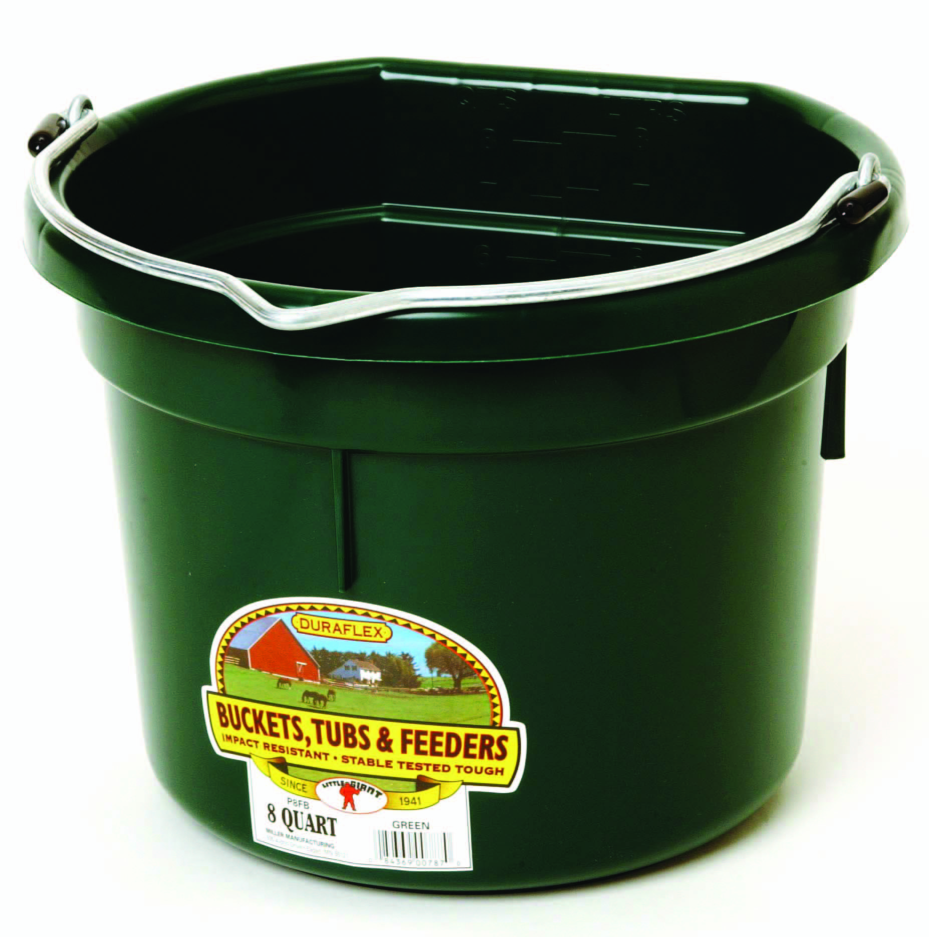 FLAT BACK PLASTIC BUCKET