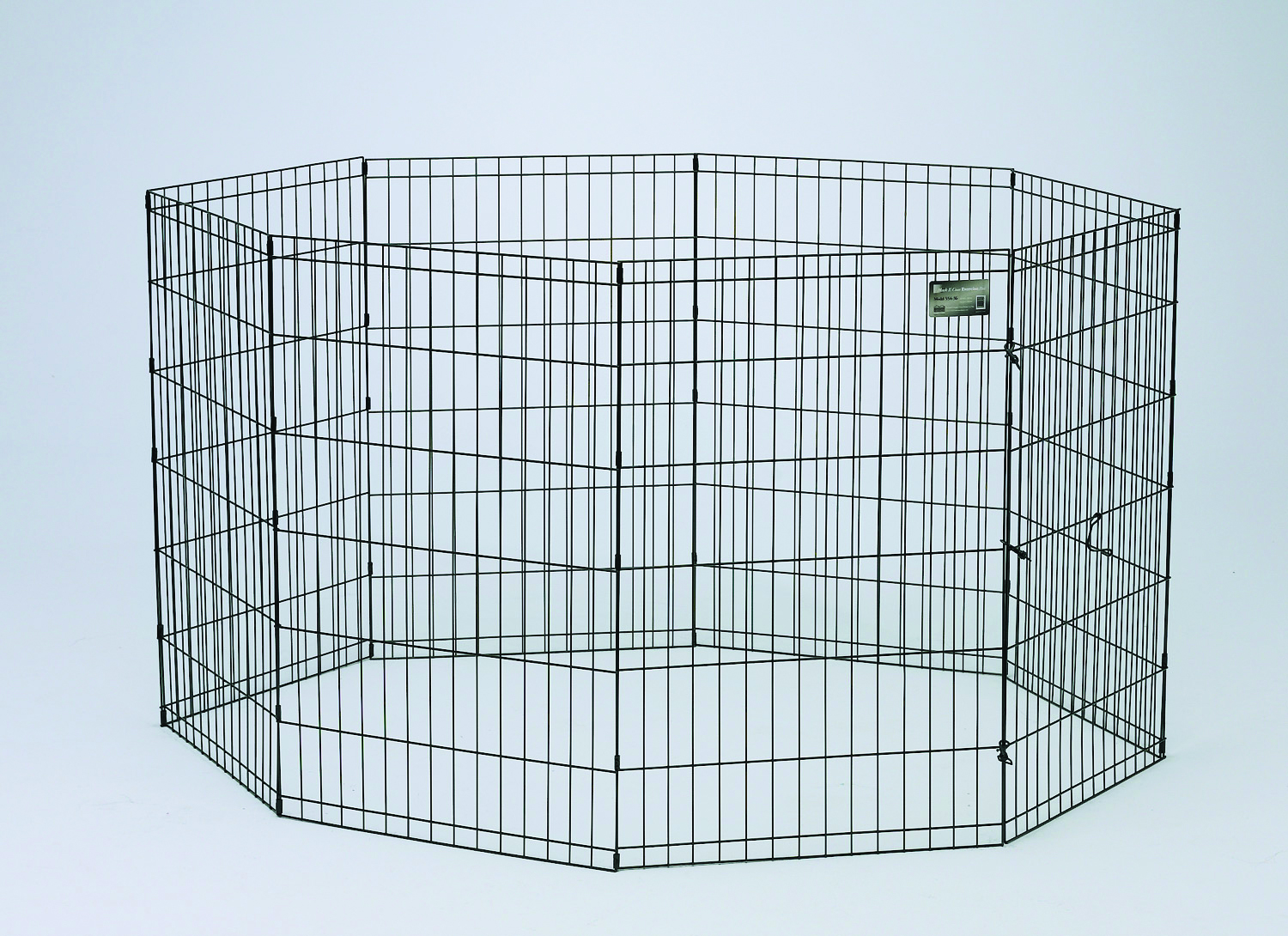 24x36 Eight Panel Exercise Pen - Black