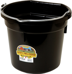 FLAT BACK PLASTIC BUCKET