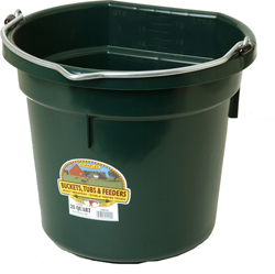 FLAT BACK PLASTIC BUCKET