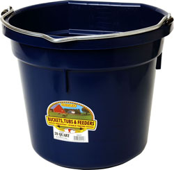 FLAT BACK PLASTIC BUCKET