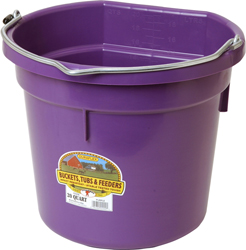 FLAT BACK PLASTIC BUCKET