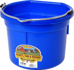 FLAT BACK PLASTIC BUCKET