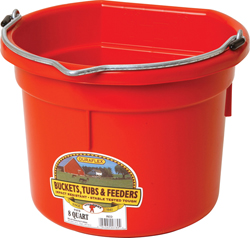 FLAT BACK PLASTIC BUCKET