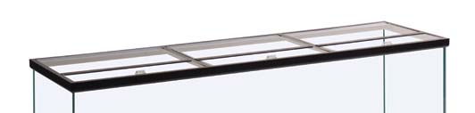 GLASS CANOPY FOR RECTANGULAR AQUARIUMS