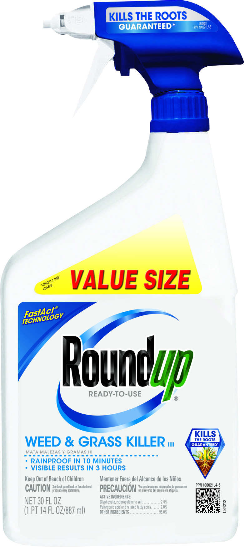 ROUNDUP RTU WEED & GRA 30OZ 48