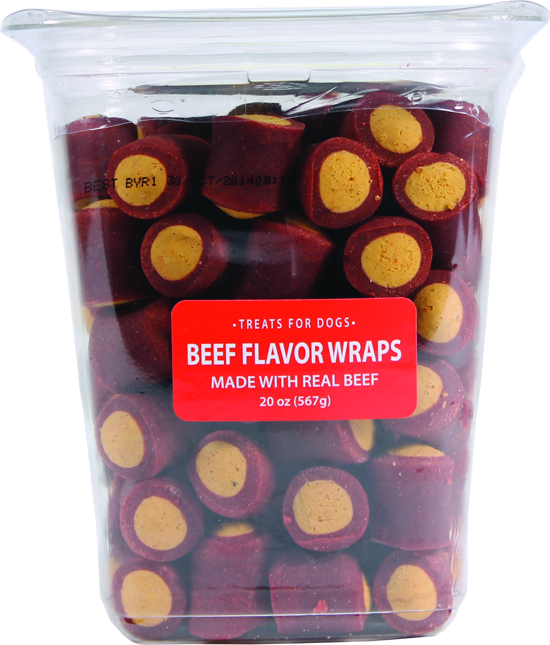 BEEF FLAVOR WRAPS DOG TREATS