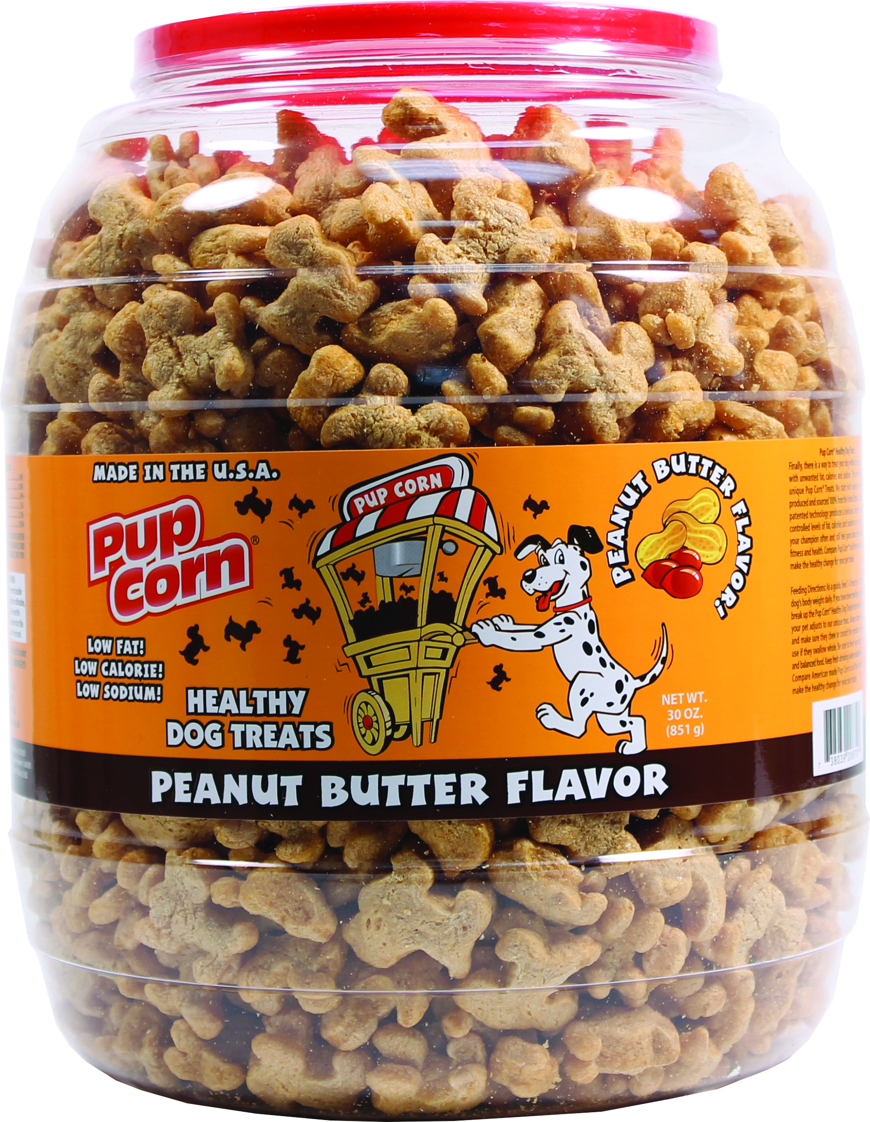PUP CORN DOG TREATS BARREL