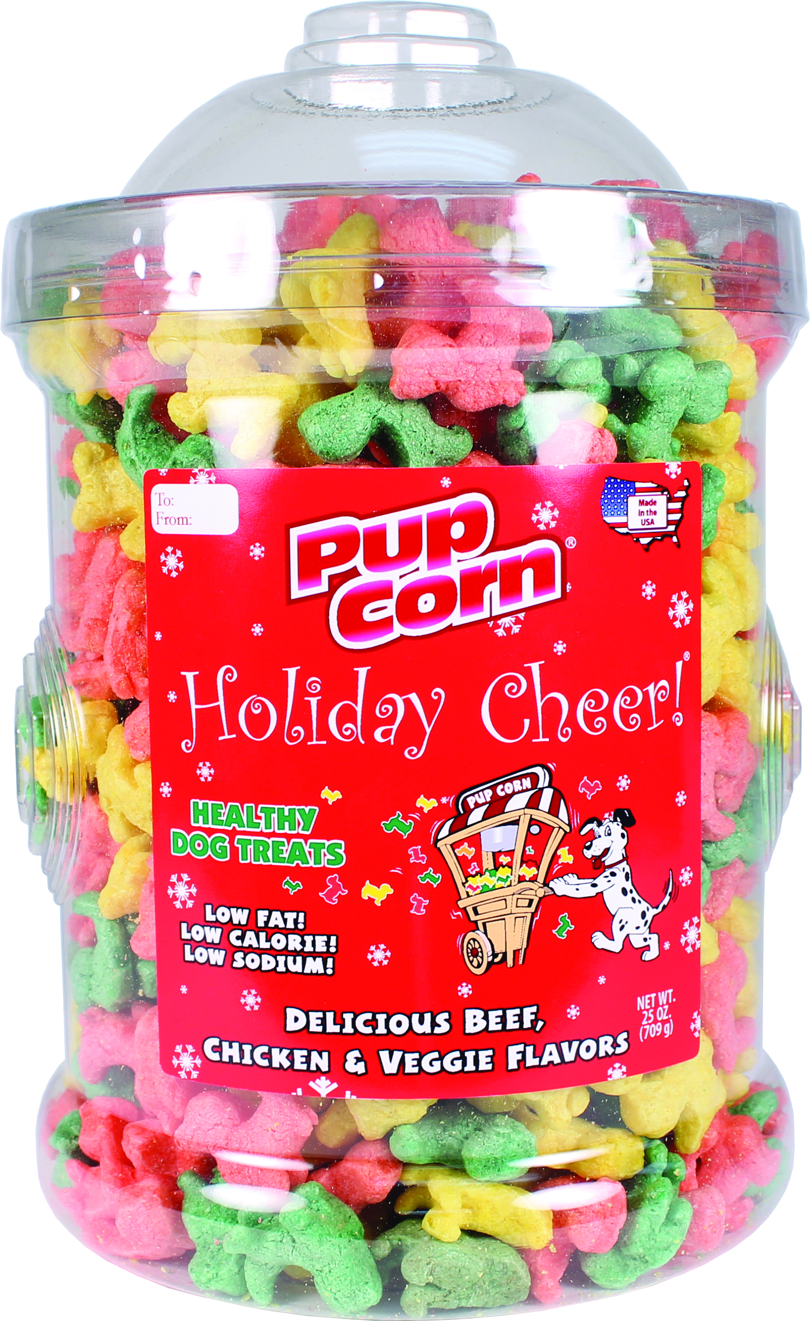 PUPCORN HOLIDAY CHEER HEALTHY DOG TREAT HYDRANT