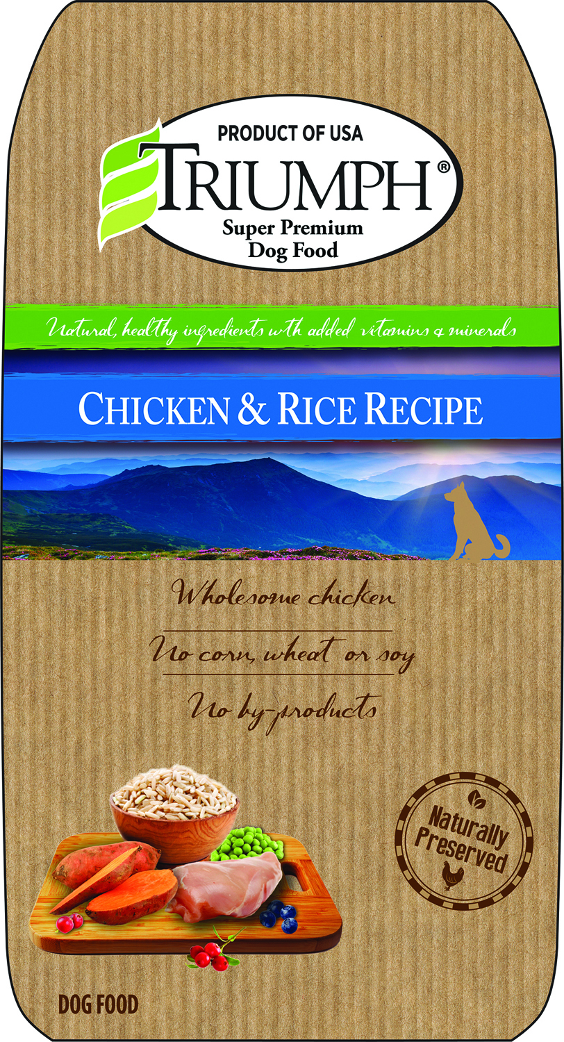 TRIUMPH CHICKEN AND RICE DOG FOOD