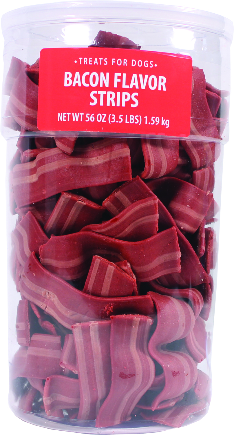 WAVY BACON STRIPS DOG TREATS