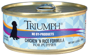 5.5 Oz Triumph Canned Dog Food - Chicken/Rice/Vegetable