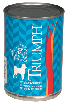 14 Oz Triumph Canned Dog Food - Lamb/Rice Vegetable