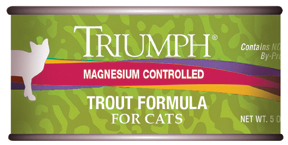 Triumph Low Magnesium Cat Food-Trout     5.5oz