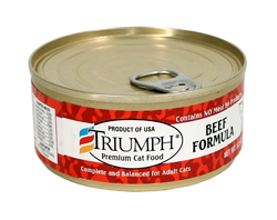 Triumph Beef Can Cat Food - Low Magnesium 5.5oz