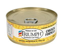 TRIUMPH CANNED CAT FOOD