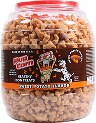 PUP CORN DOG TREATS BARREL