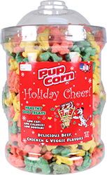 PUPCORN HOLIDAY CHEER HEALTHY DOG TREAT HYDRANT
