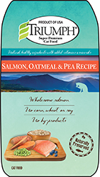 TRIUMPH SALMON, OATMEAL, AND PEA CAT FOOD