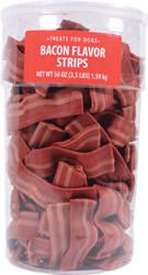 WAVY BACON STRIPS DOG TREATS