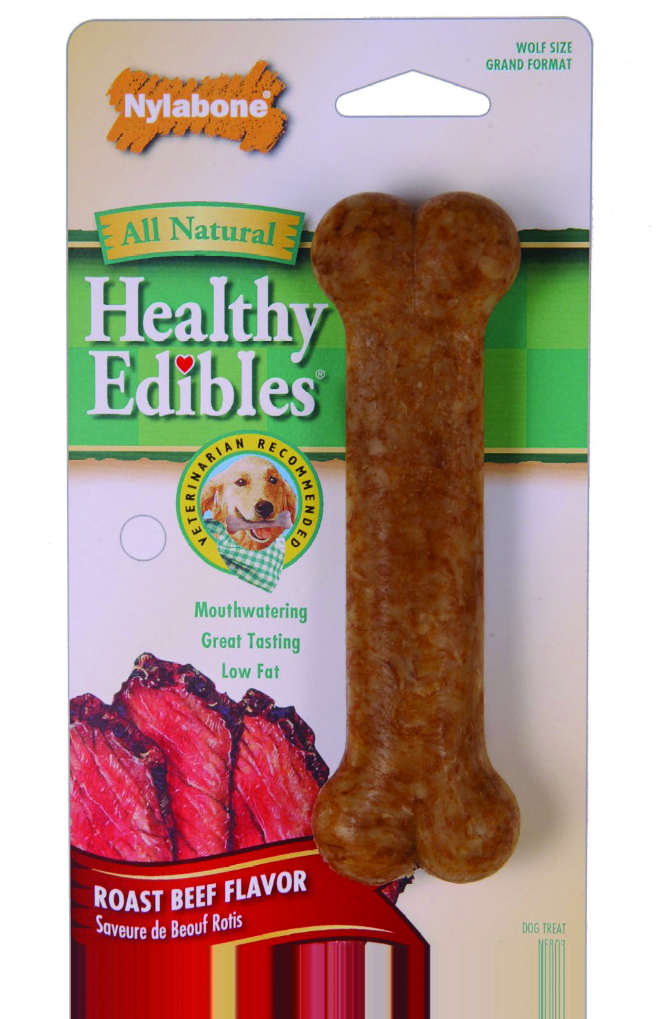 Edible Beef Bone - Wolf