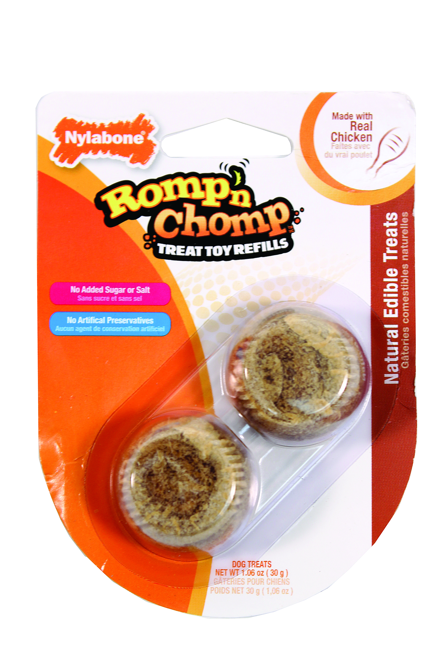 ROMP-N-CHOMP ROLLER DOG TREAT AND TOY REFILL