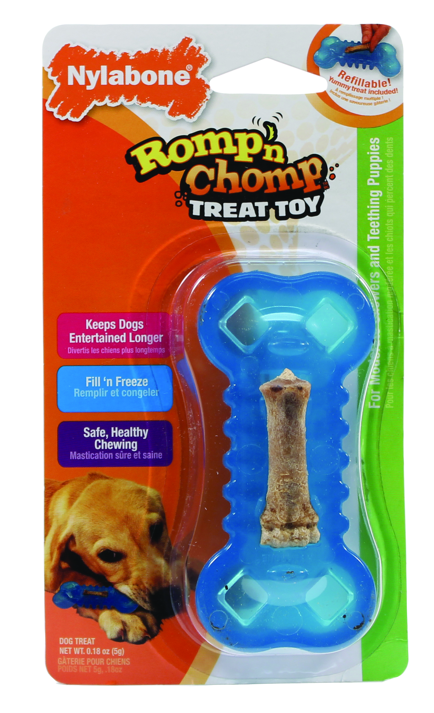 ROMP N CHOMP FREEZER BONE WITH TREAT