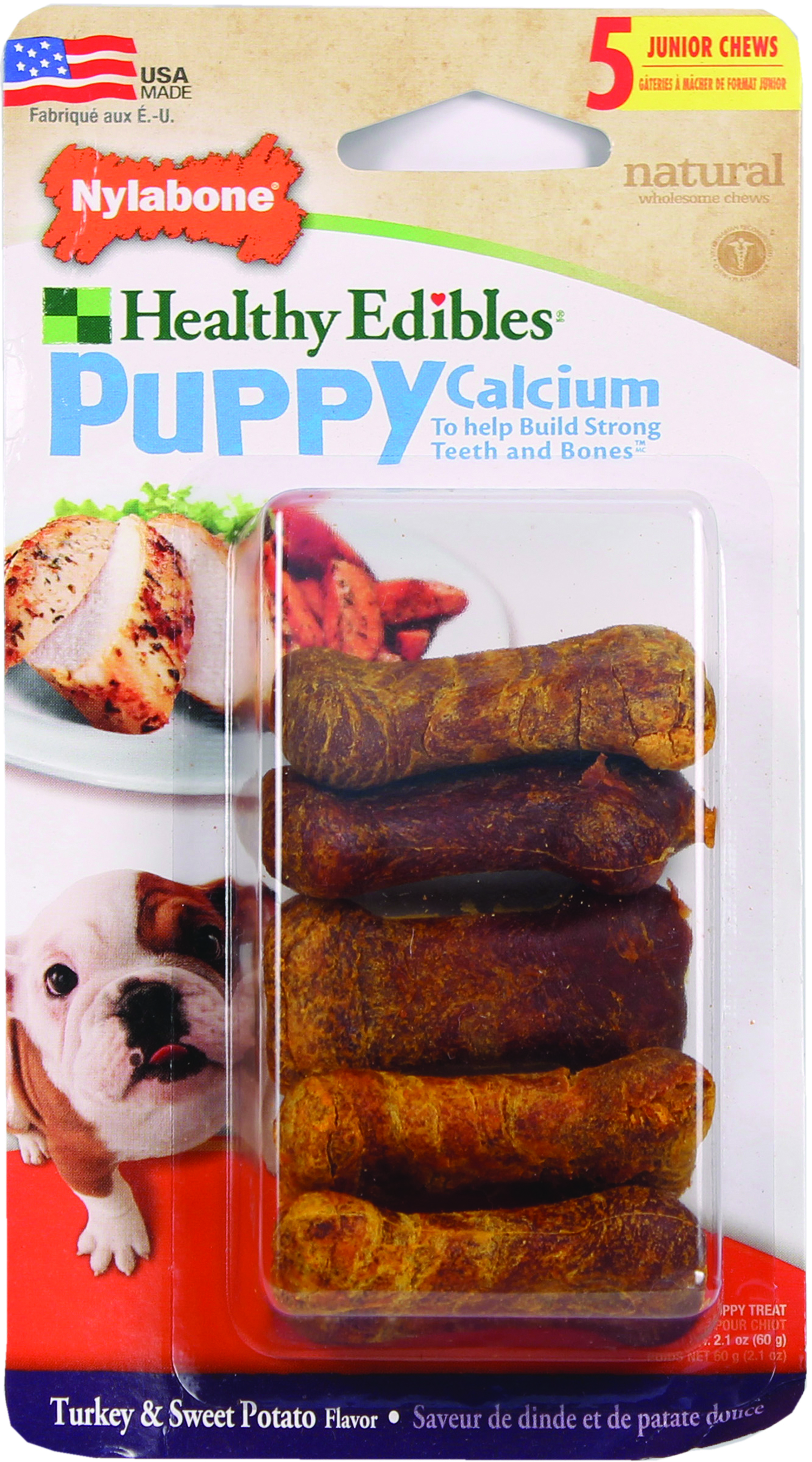 HEALTHY EDIBLES PUPPY JUNIOR BONE BLISTER PACK