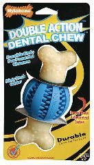 Double Action Dog Dental Chew - Ball