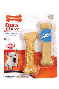 DURA CHEW TEXTURED AND FLAT BONE DOG CHEW