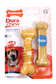 DURA CHEW TEXTURE AND FLAT BONE DOG CHEW