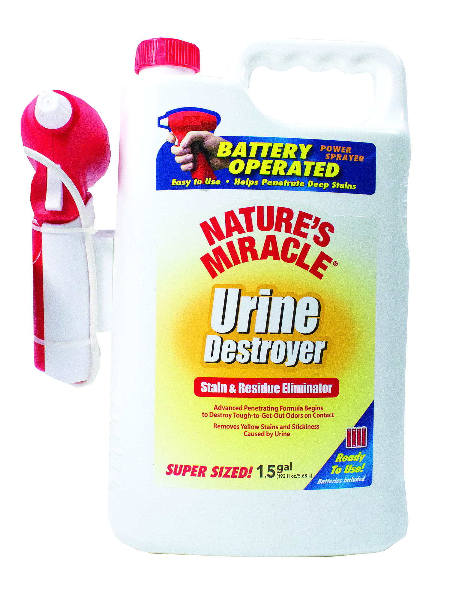 URINE DESTROYER STAIN & RESIDUE ELIMINATOR SPRAYER