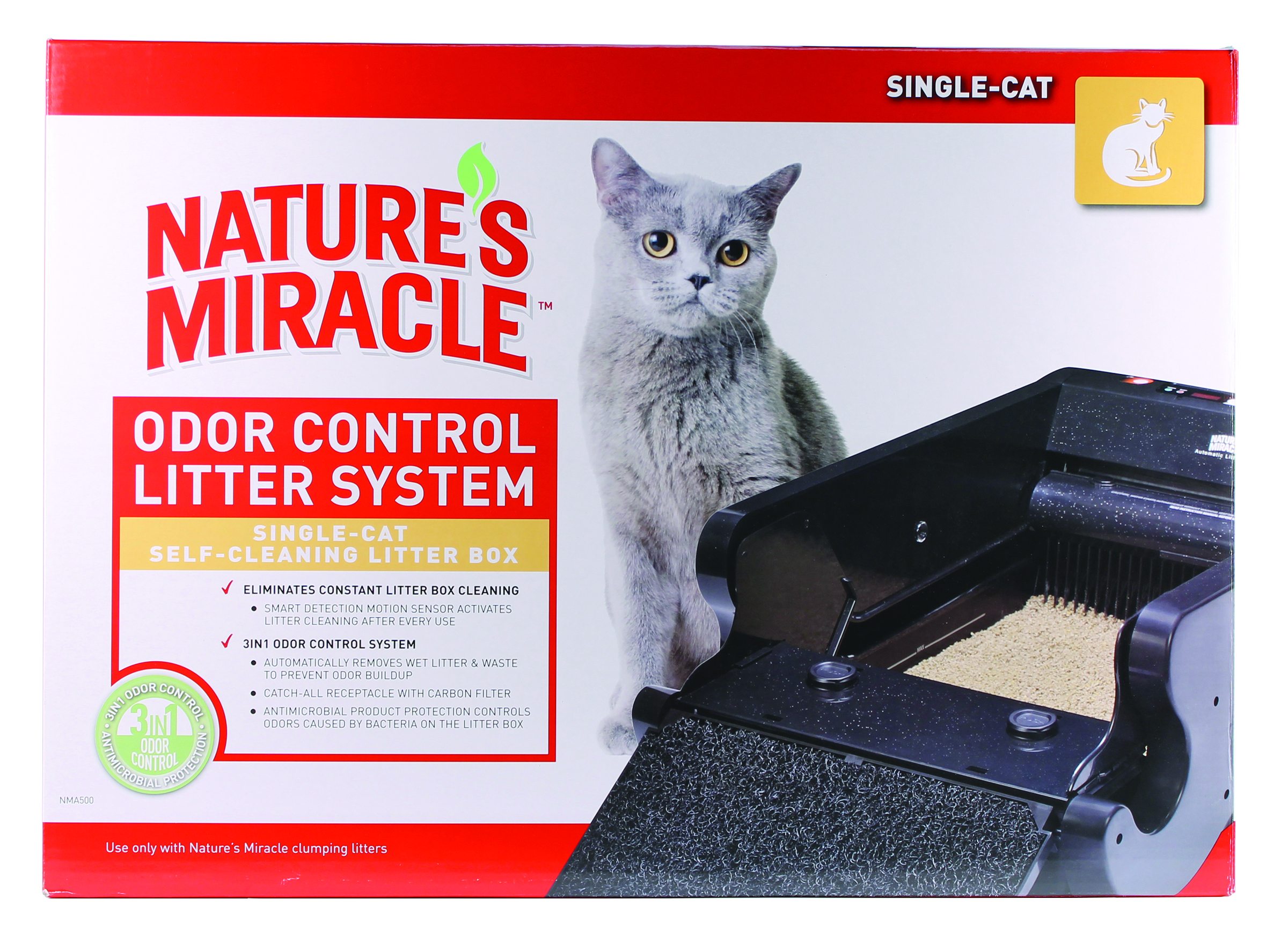 SINGLE-CAT SELF-CLEANING LITTER BOX