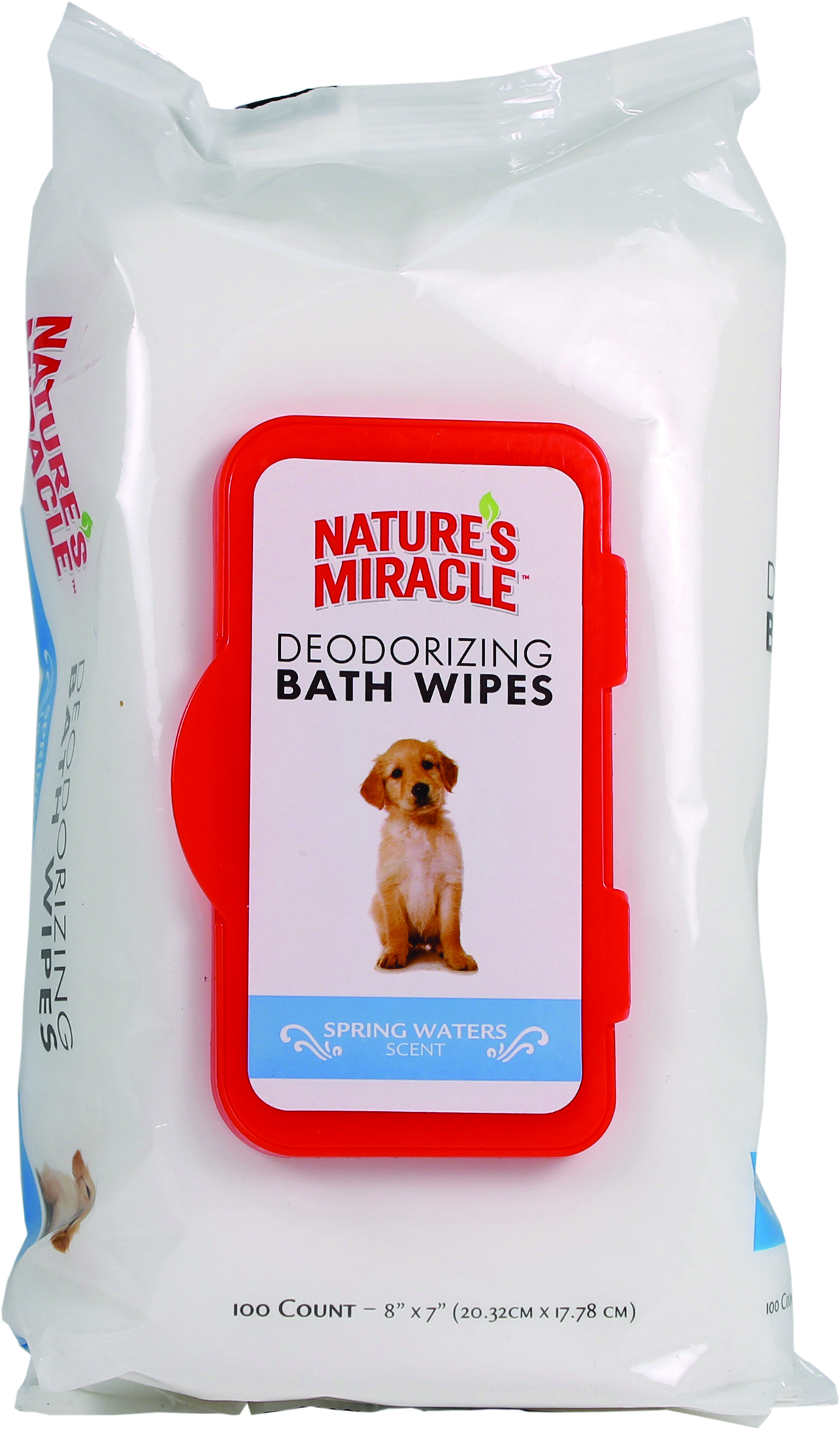 NATURES MIRACLE DEODORIZING BATH WIPES