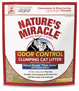 ODOR CONTROL CORN COB CLUMPING CAT LITTER