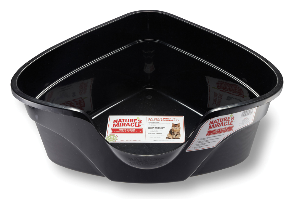 HIGH SIDED CORNER LITTER BOX