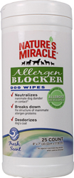 NATURE S MIRACLE ALLERGEN BLOCKER DOG WIPES