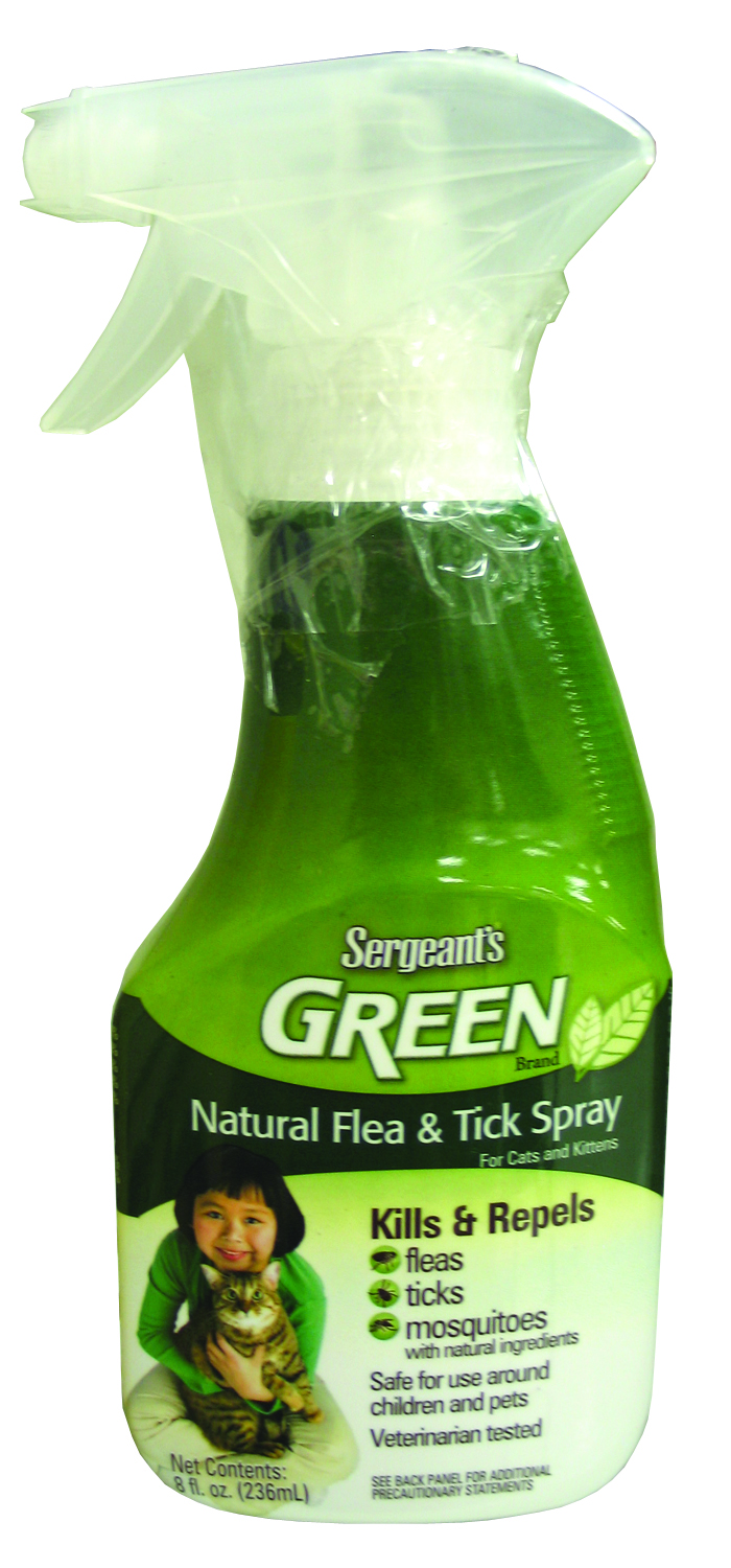 GREEN FLEA & TICK SPRAY FOR CATS