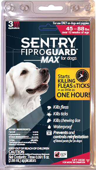 SENTRY FIPROGUARD MAX FOR DOGS