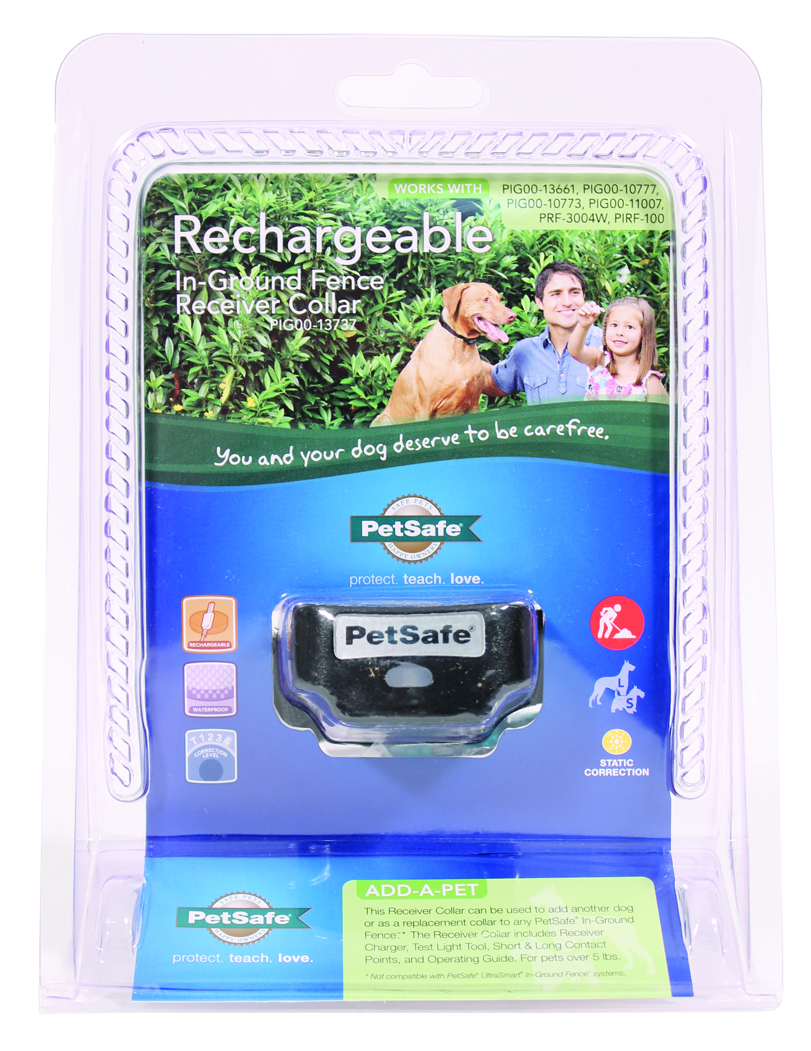 RECHARGEABGLE IN-GROUND FENCE RECEIVER COLLAR