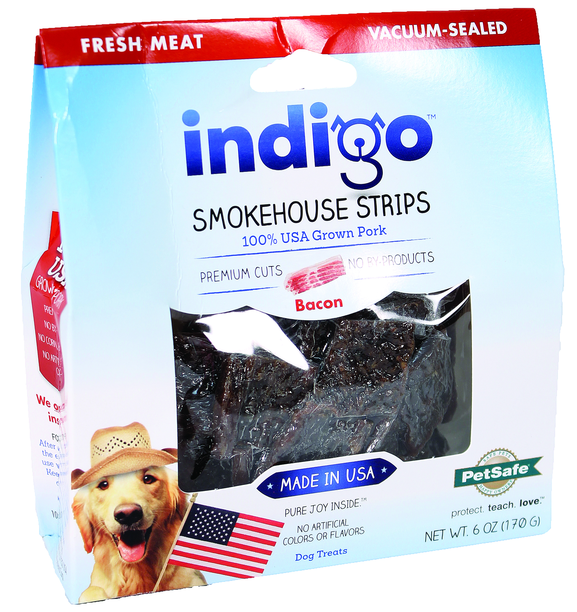 INDIGO SMOKEHOUSE STRIPS DOG TREAT