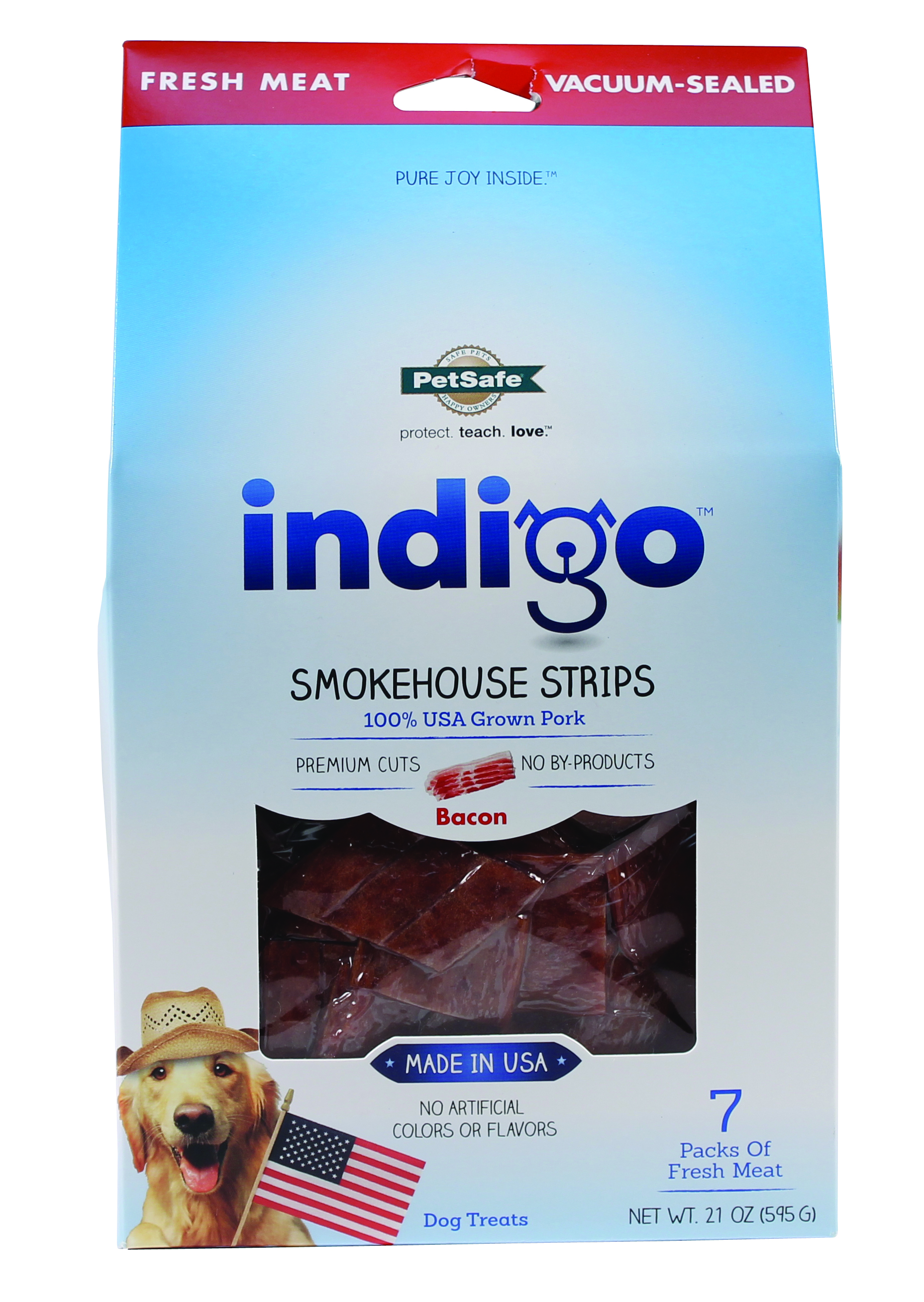 INDIGO SMOKEHOUSE STRIPS DOG TREAT