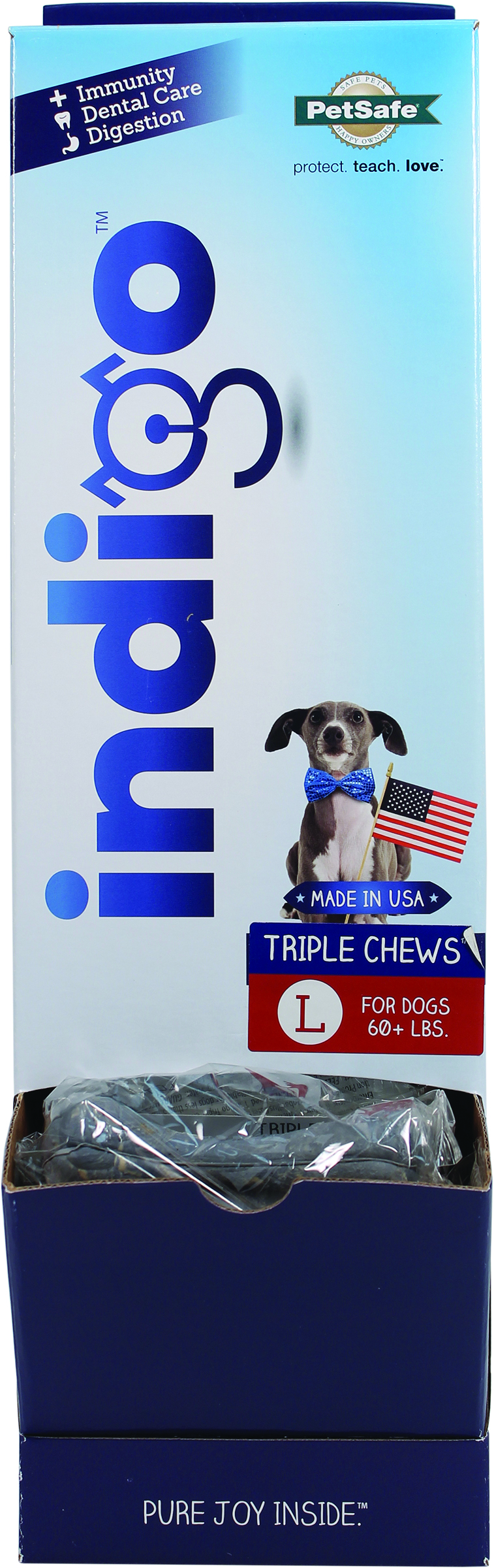 INDIGO TRIPLE CHEW TREAT DISPLAY