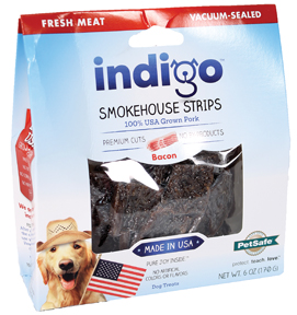 INDIGO SMOKEHOUSE STRIPS DOG TREAT