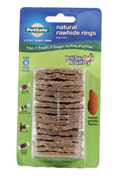 BUSY BUDDY NATURAL RAWHIDE RINGS